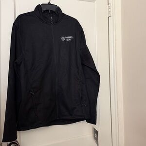 NWT Black Cornell Tech Zip-Up Jacket size L
